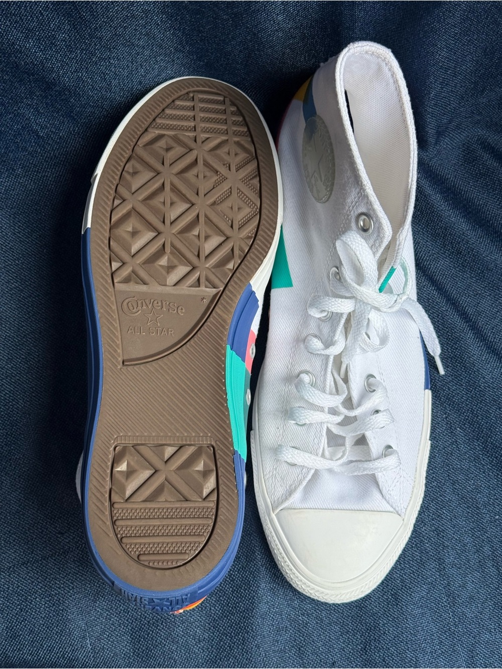 Size 10 - Converse Chuck Taylor All Star High Space Racer White 2020